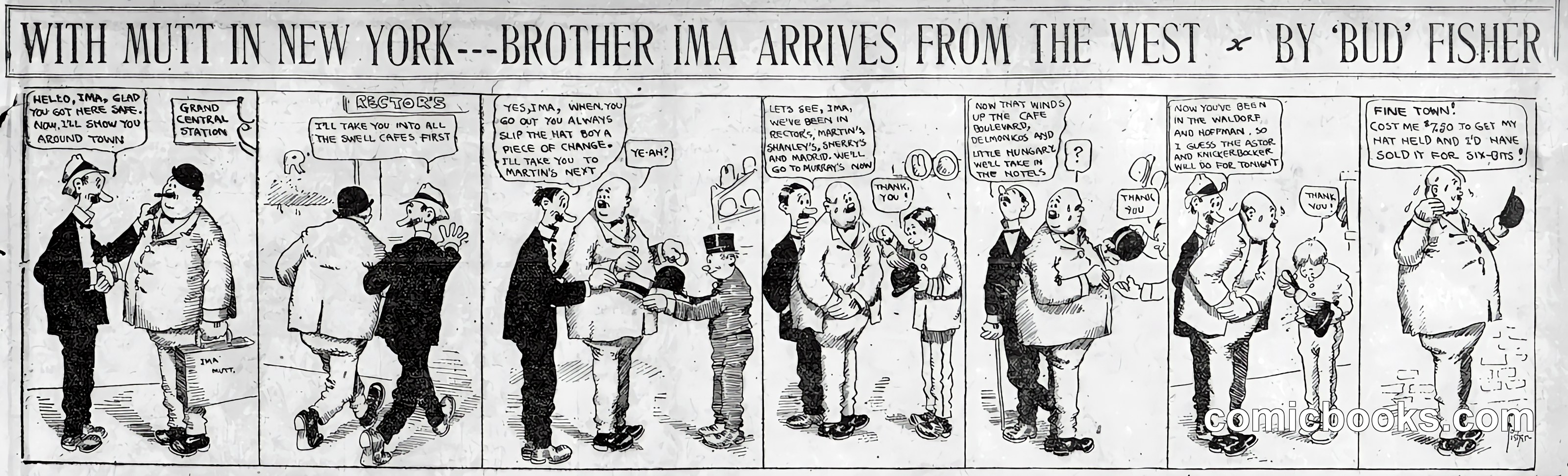 Mutt and Jeff — 1909-12-08