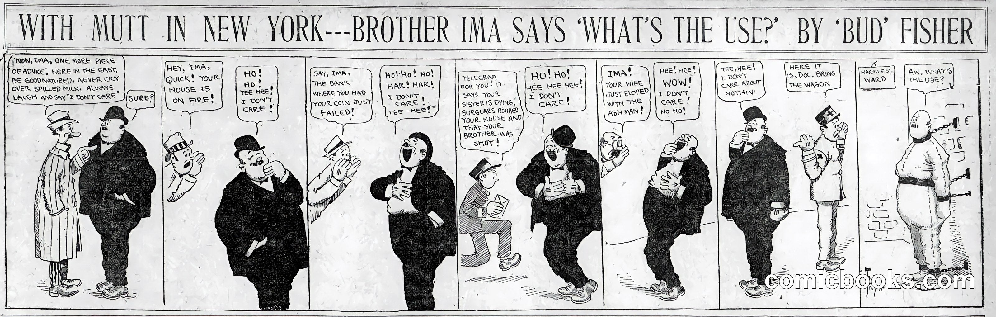Mutt and Jeff — 1909-12-11