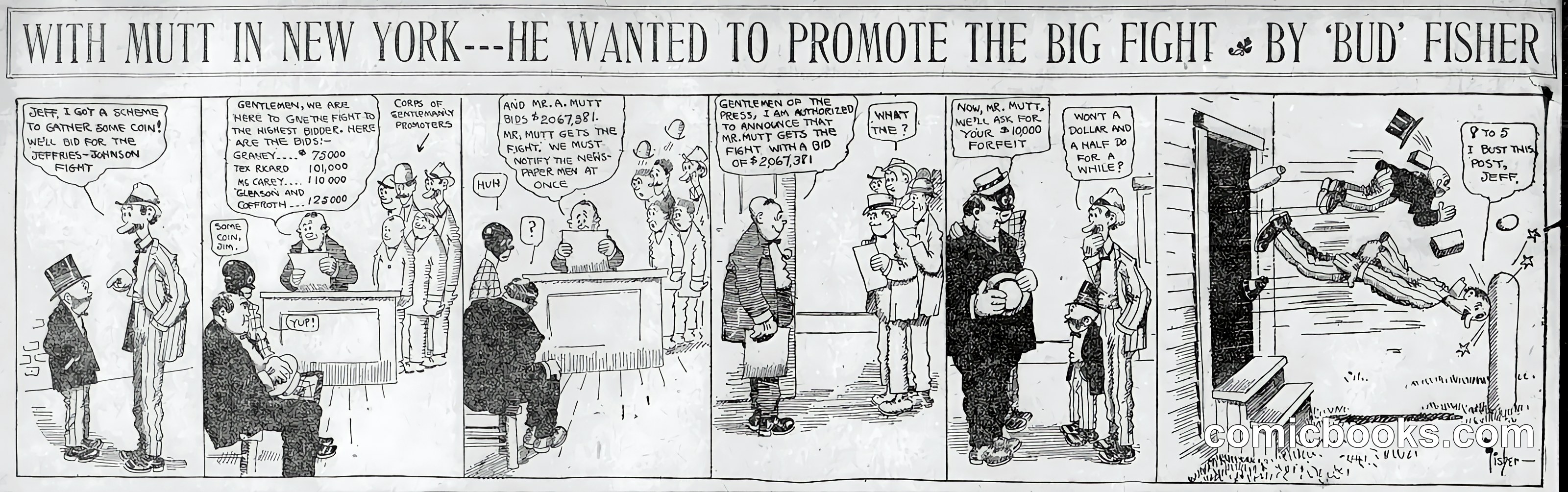 Mutt and Jeff — 1909-12-13