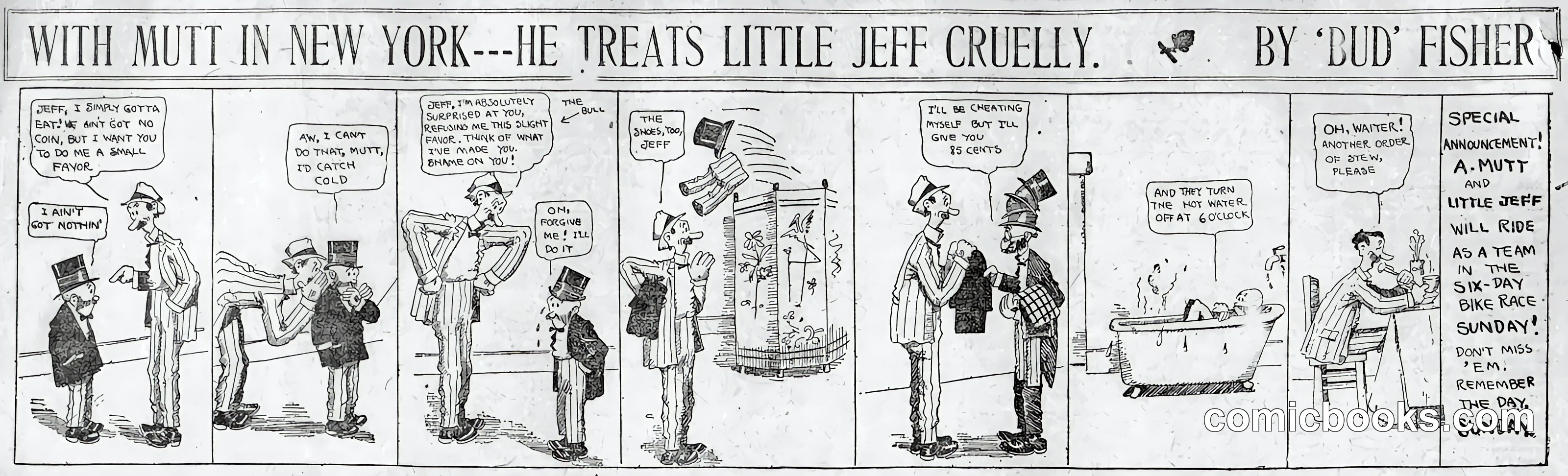 Mutt and Jeff — 1909-12-14