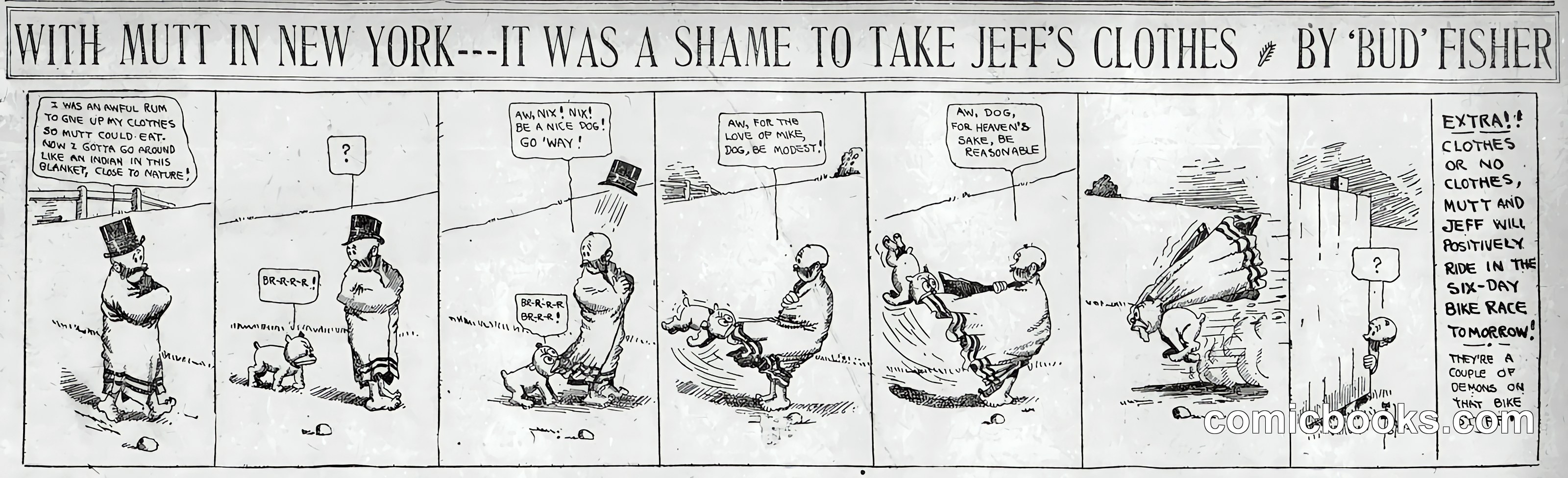 Mutt and Jeff — "With Mutt in New York"