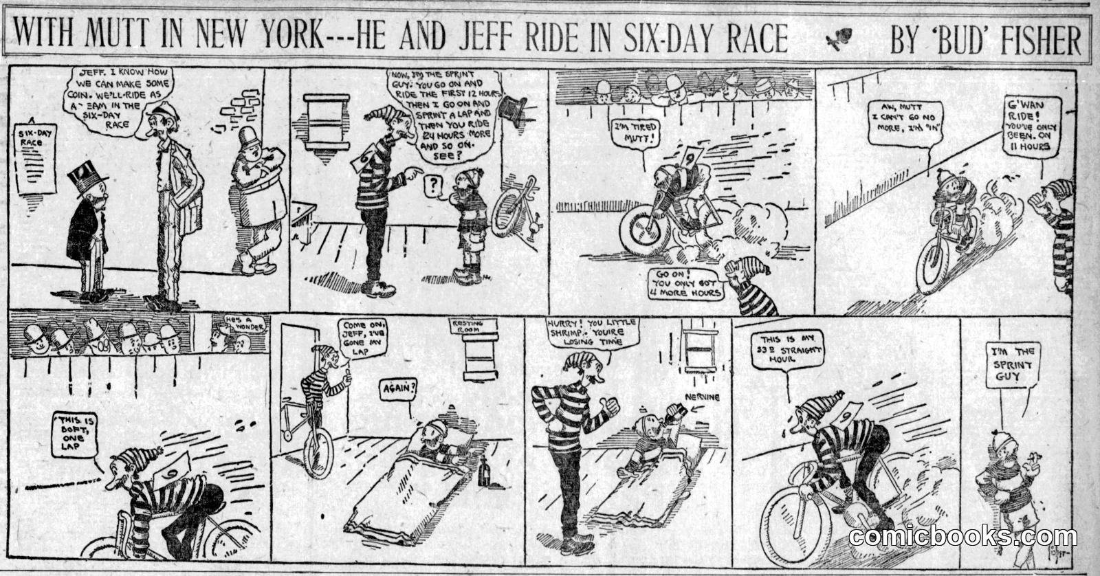Mutt and Jeff — Six-Day Race