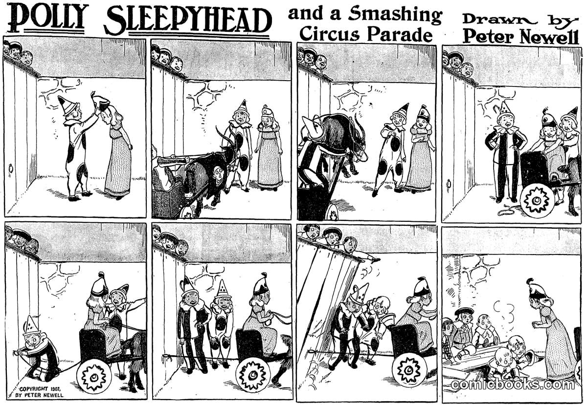 Polly Sleepyhead and a Smashing Circus Parade