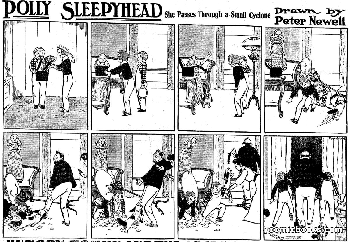 Polly Sleepyhead: She Passes Through a Small Cyclone