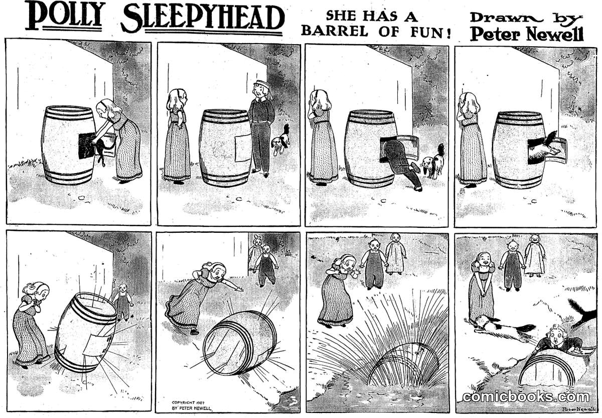 Polly Sleepyhead: She Has a Barrel of Fun!