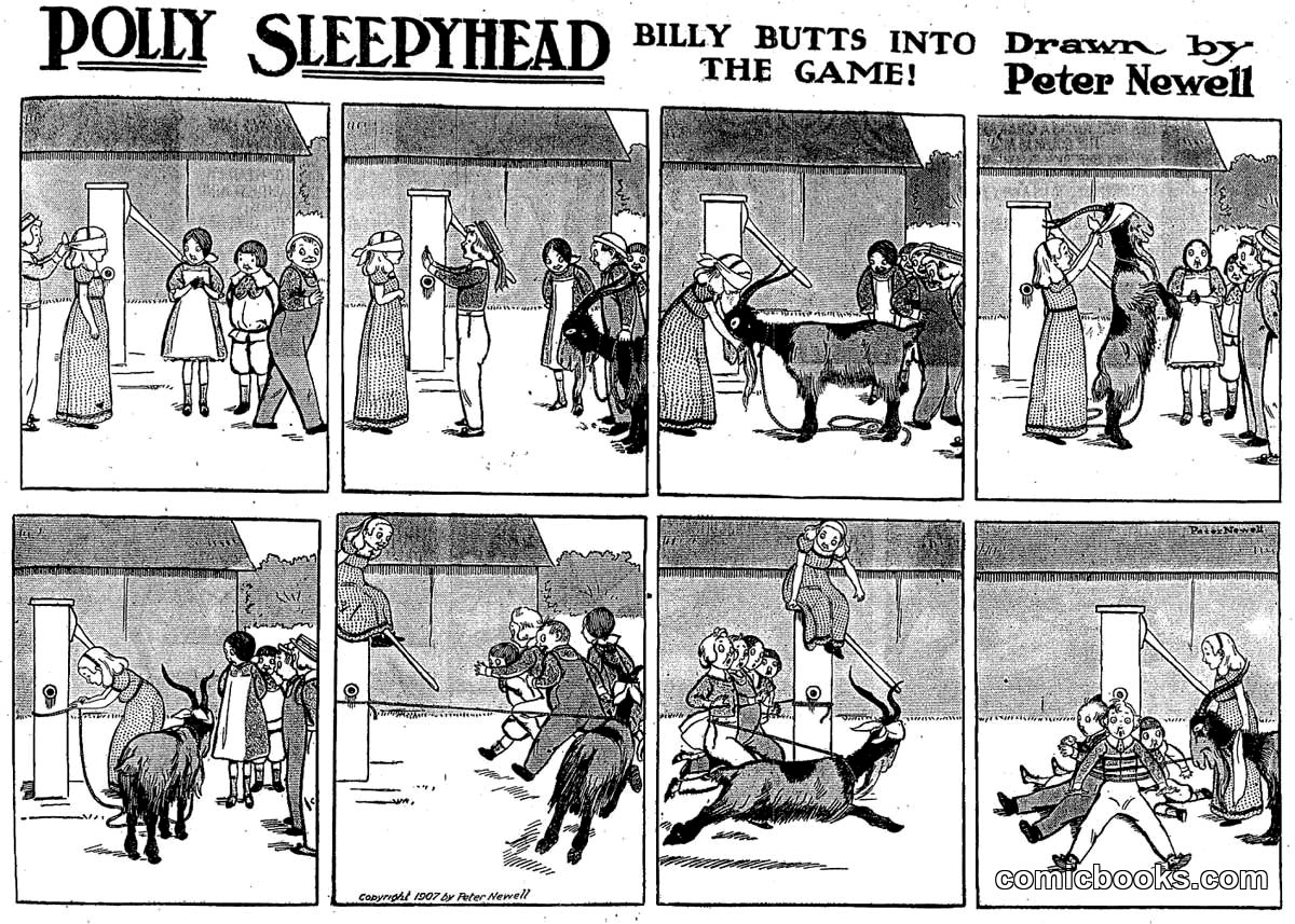Polly Sleepyhead: Billy Butts into the Game