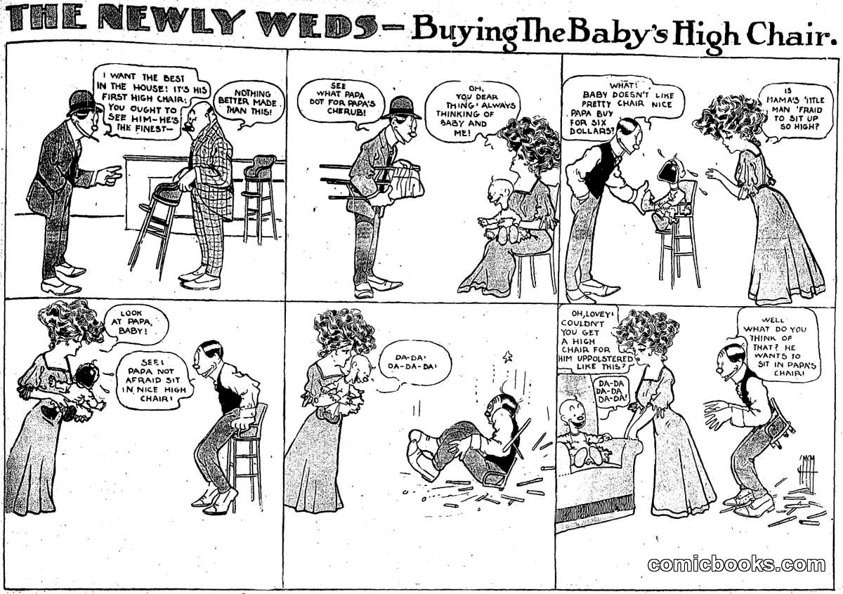 The Newly Weds—Buying the Baby's High Chair