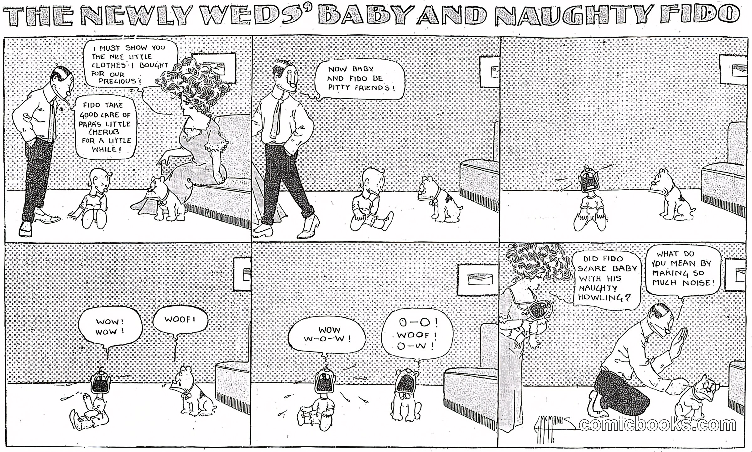 The Newly Weds' Baby and Naughty Fido