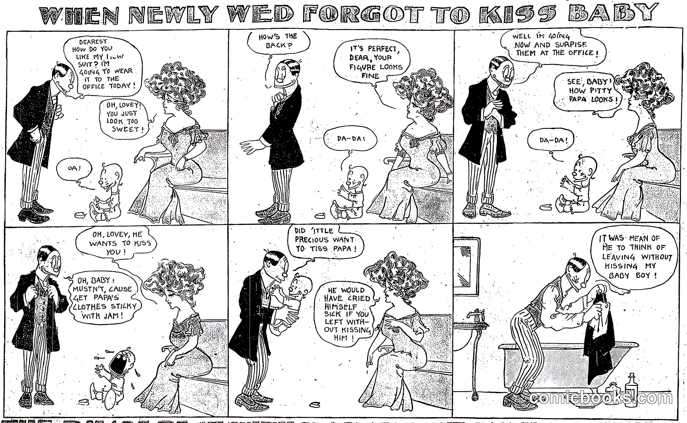 When Newly Wed Forgot to Kiss Baby