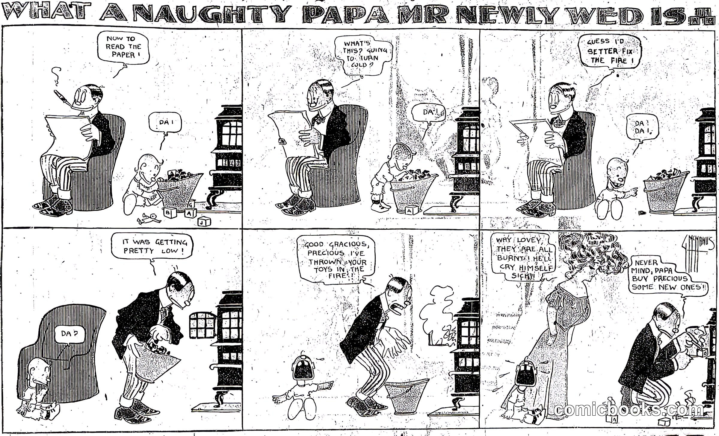What a Naughty Papa Mr. Newlywed Is!