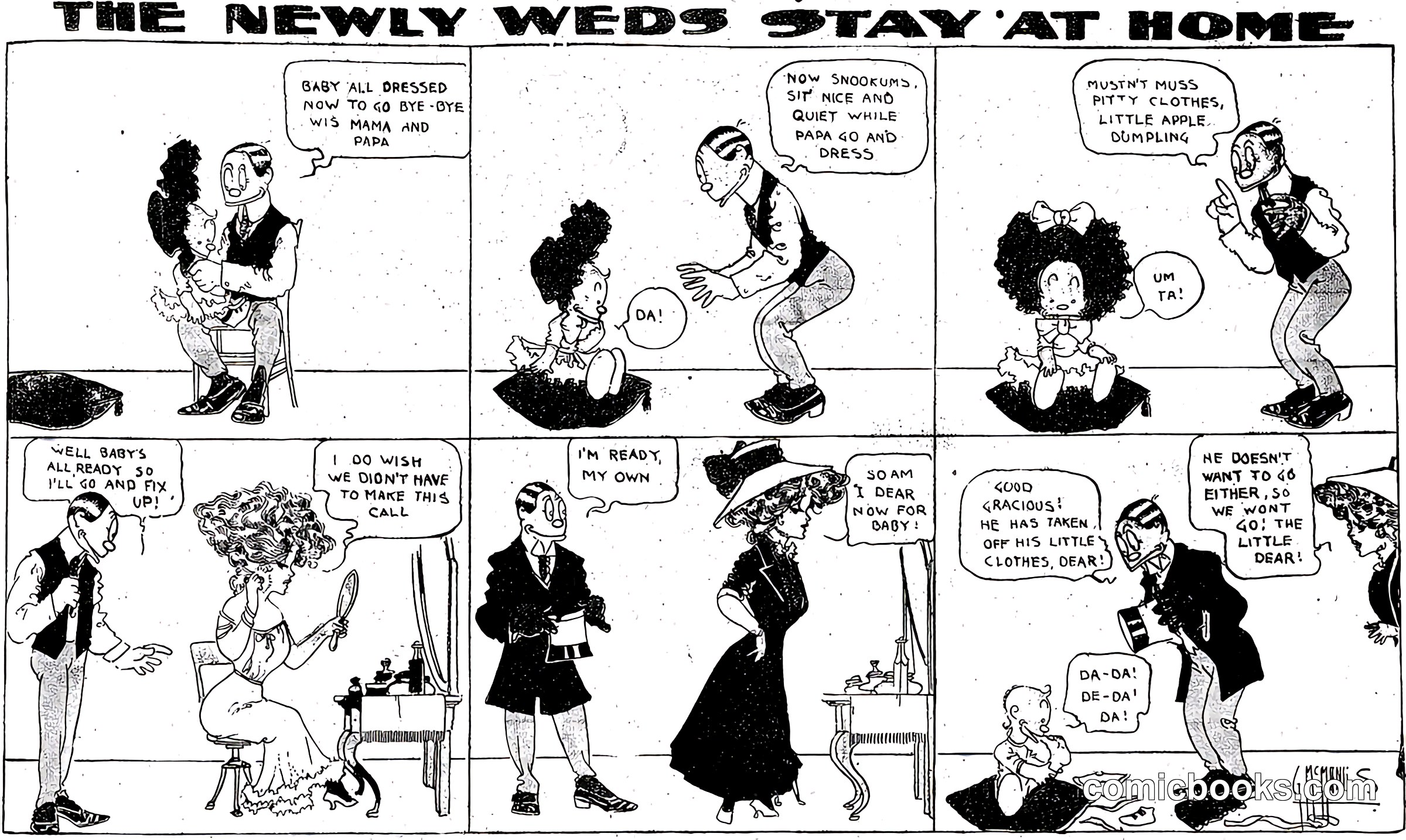 The Newly Weds Stay at Home