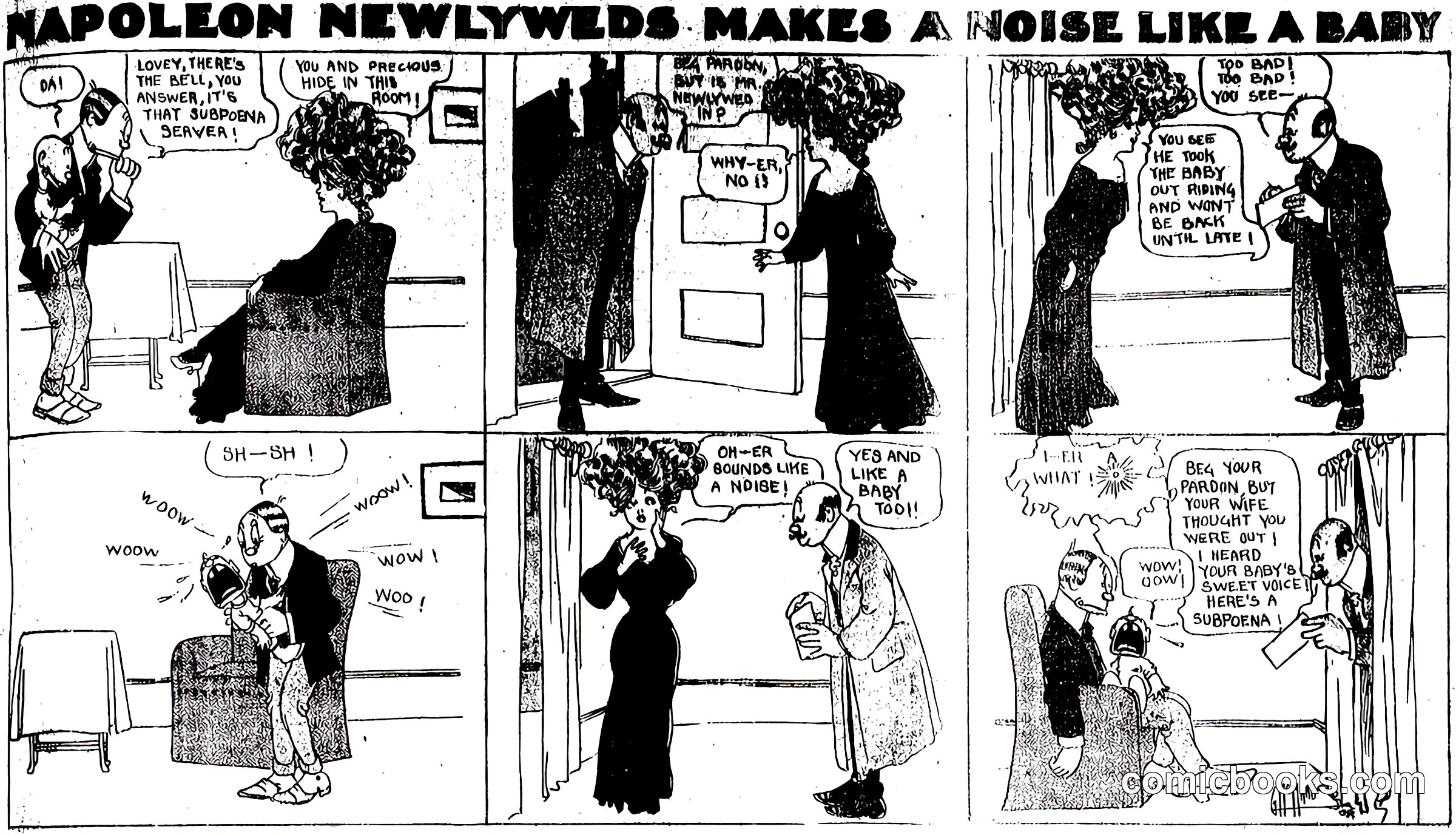 Napoleon Newlyweds Makes a Noise Like a Baby
