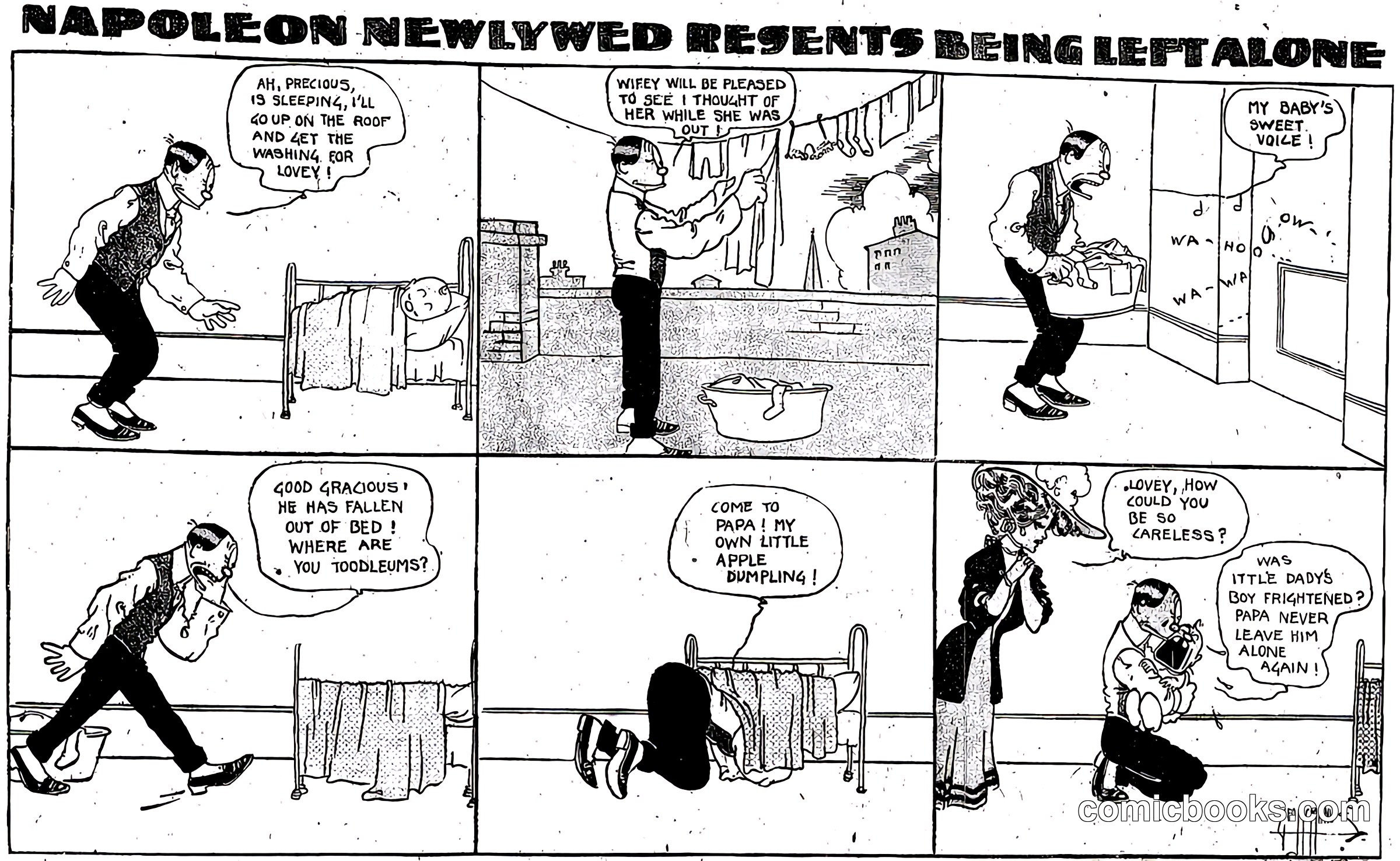 Napoleon Newly Wed Resents Being Left Alone