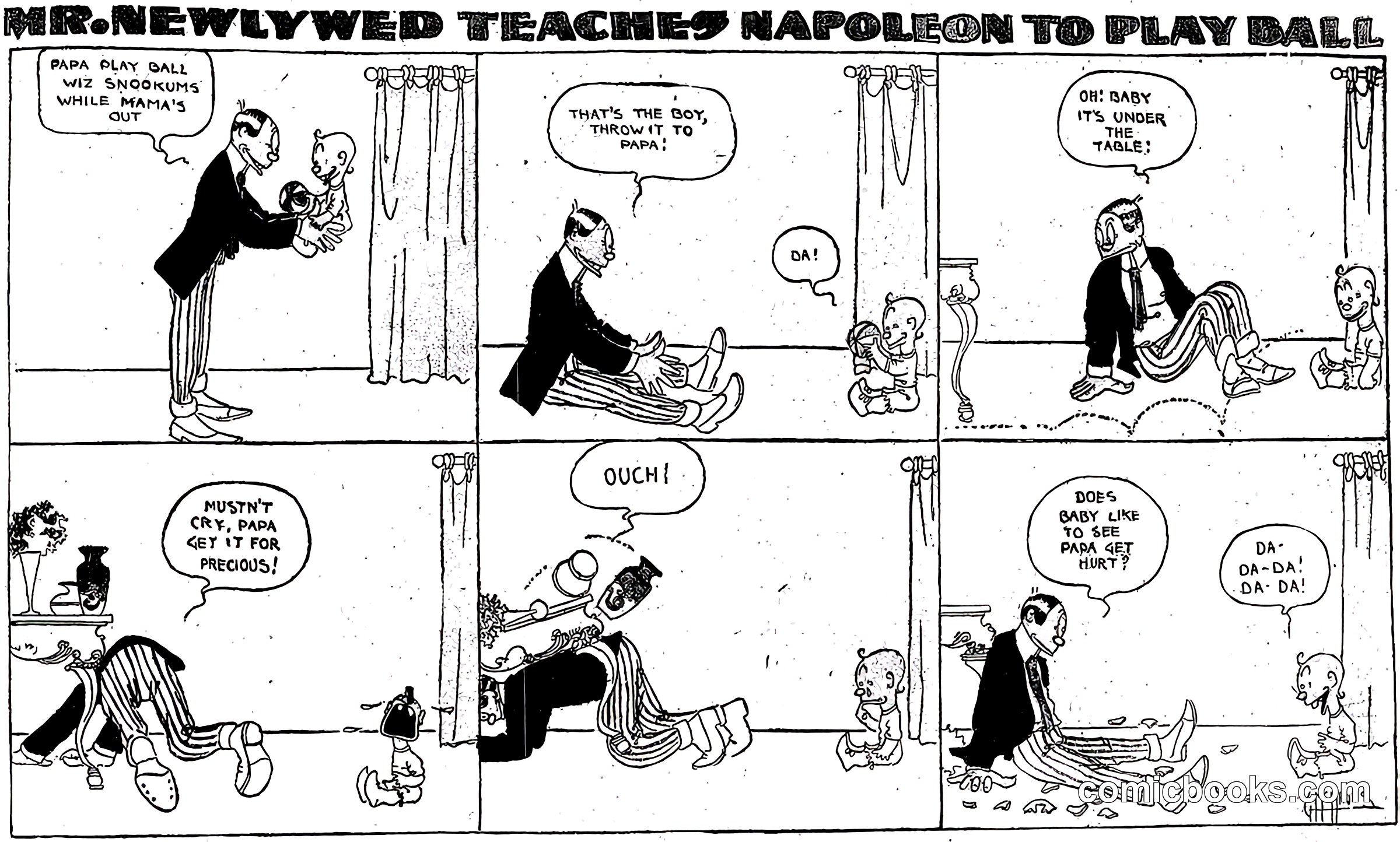 Mr. Newlywed Teaches Napoleon to Play Ball