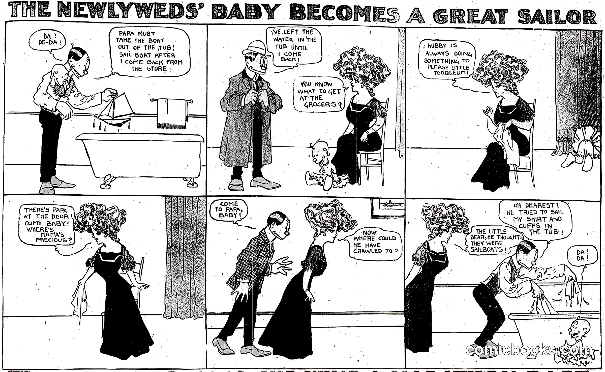 The Newlyweds' Baby Becomes a Great Sailor