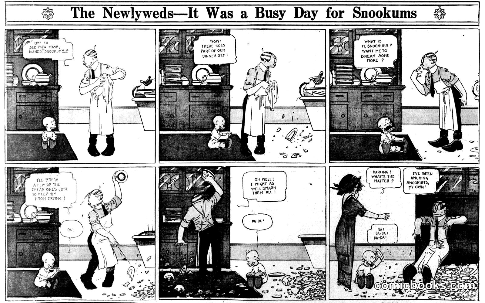 The Newlyweds—It Was a Busy Day for Snookums