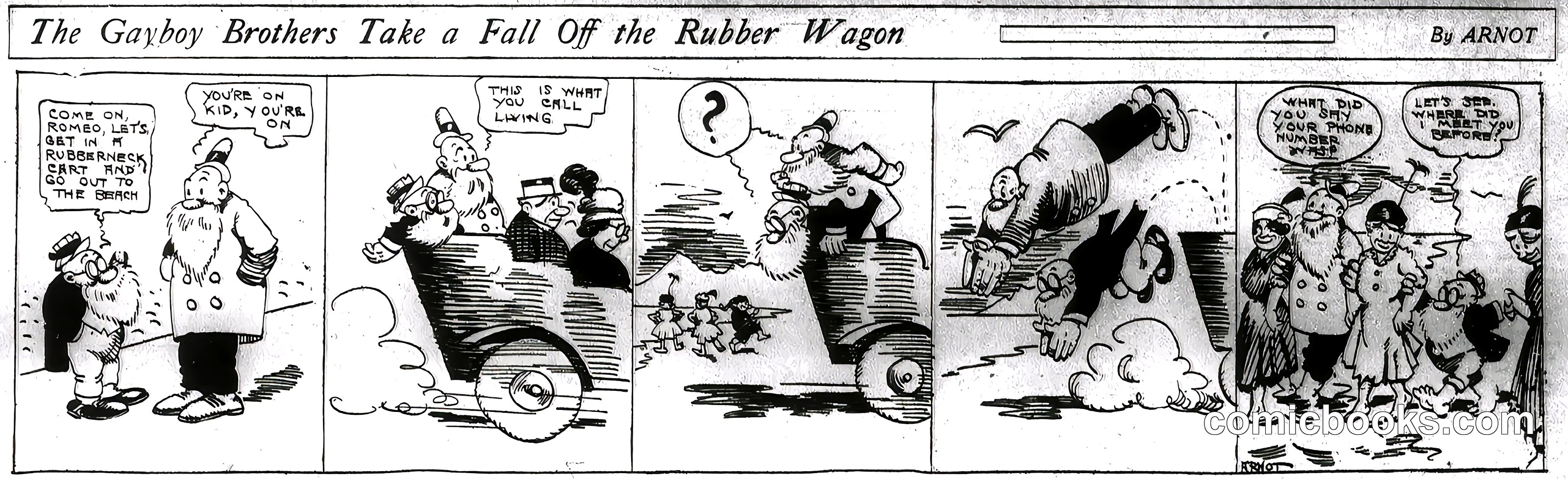 The Gayboy Brothers Take a Fall Off the Rubber Wagon