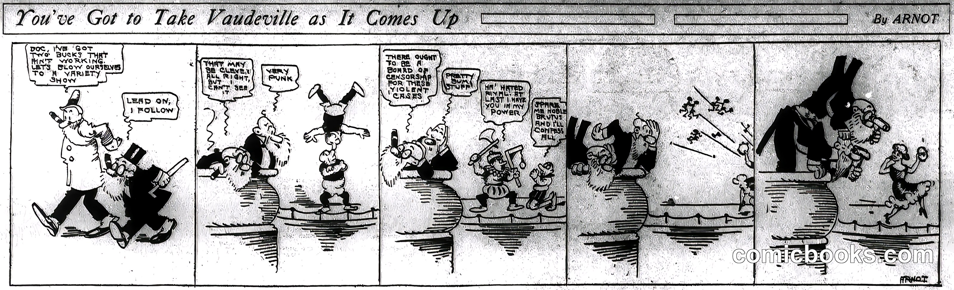 You've Got to Take Vaudeville as It Comes Up