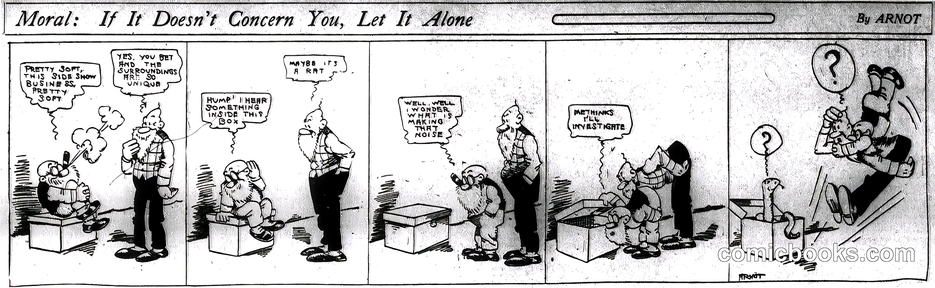 Moral: If It Doesn't Concern You, Let It Alone