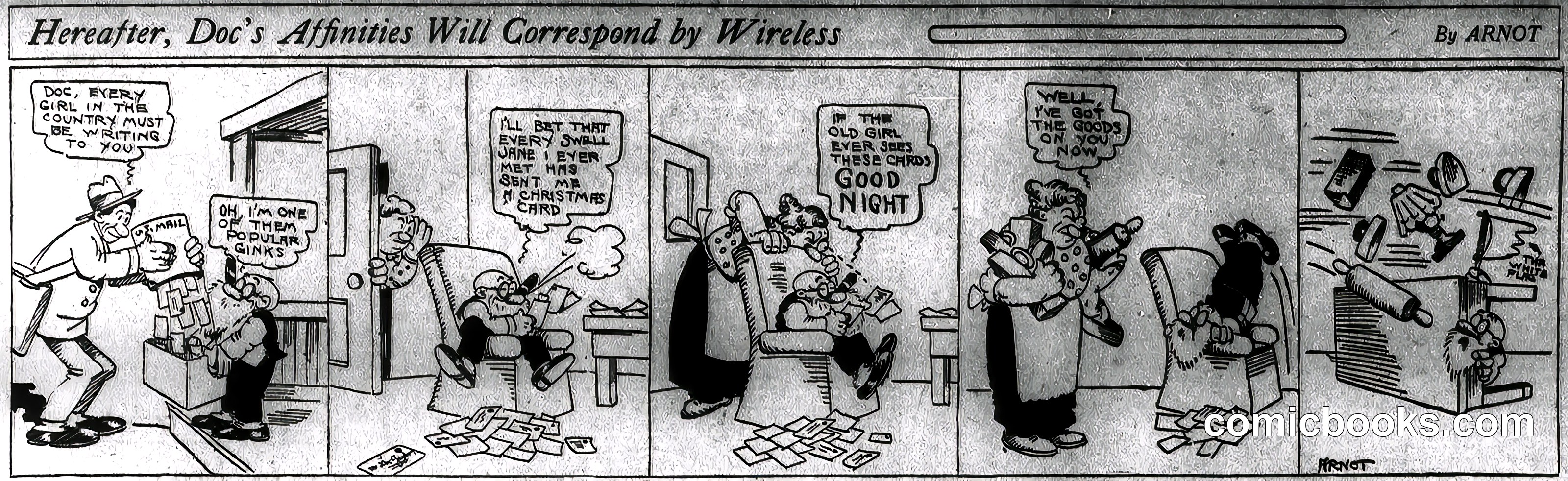 Hereafter, Doc's Affinities Will Correspond by Wireless