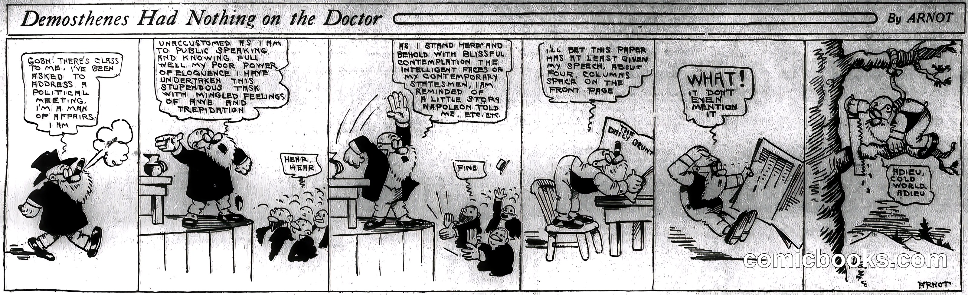 Demosthenes Had Nothing on the Doctor