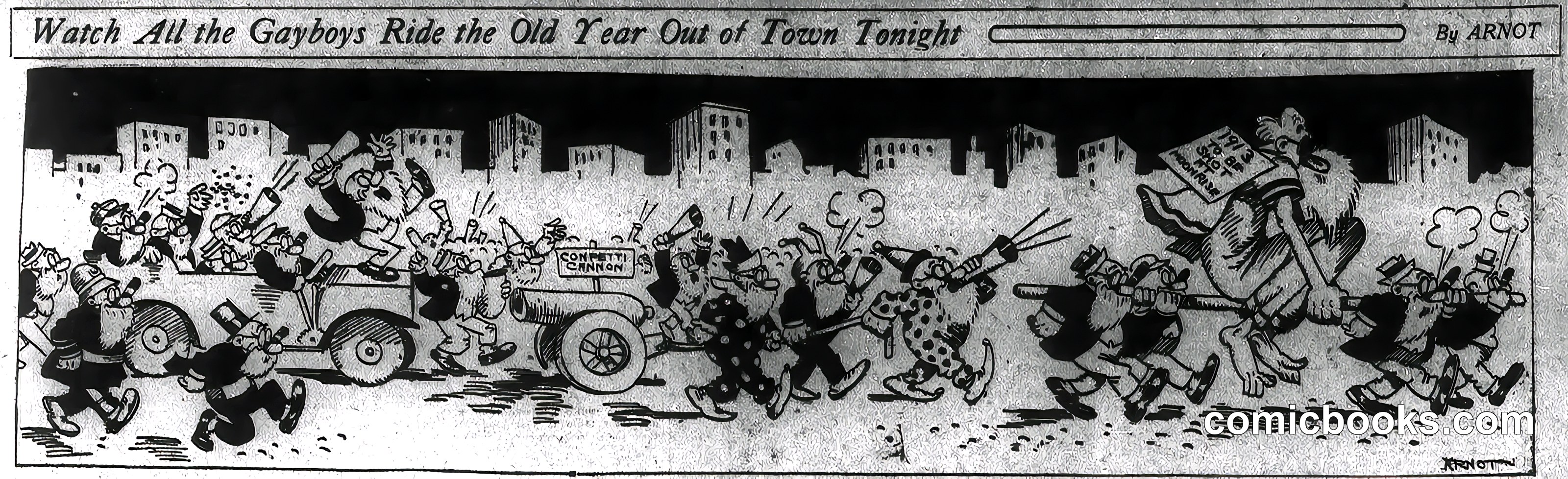 Watch All the Gayboys Ride the Old Year Out of Town Tonight