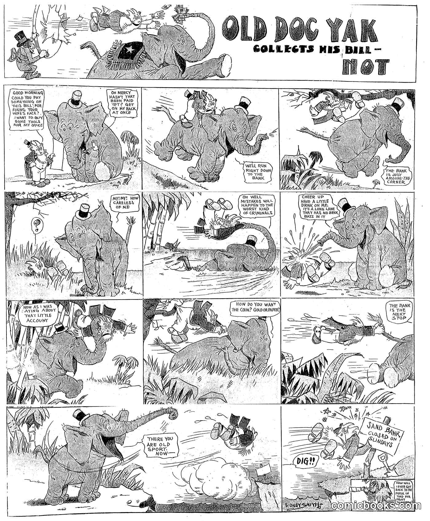 Old Doc Yak Collects His Bill—Not