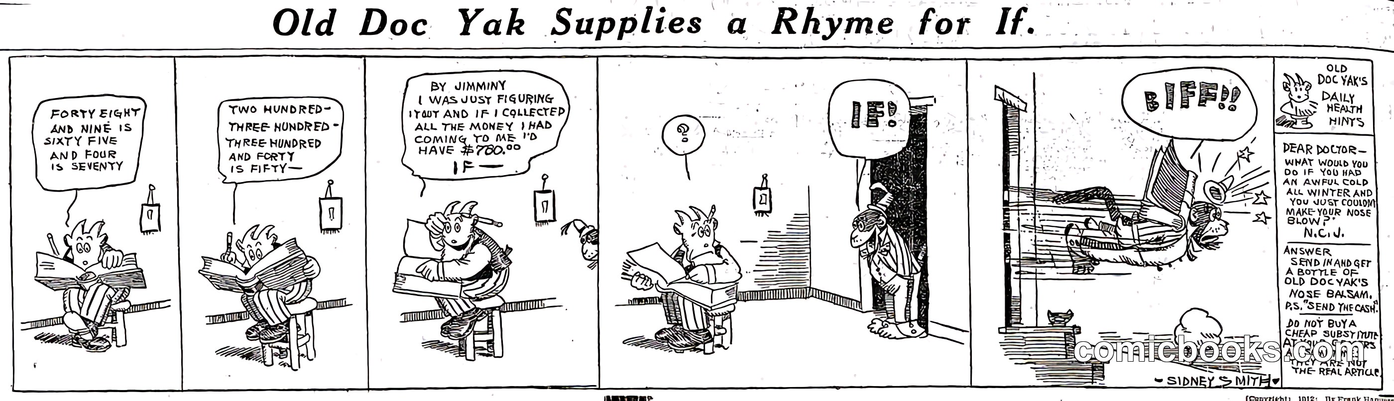 Old Doc Yak Supplies a Rhyme for If