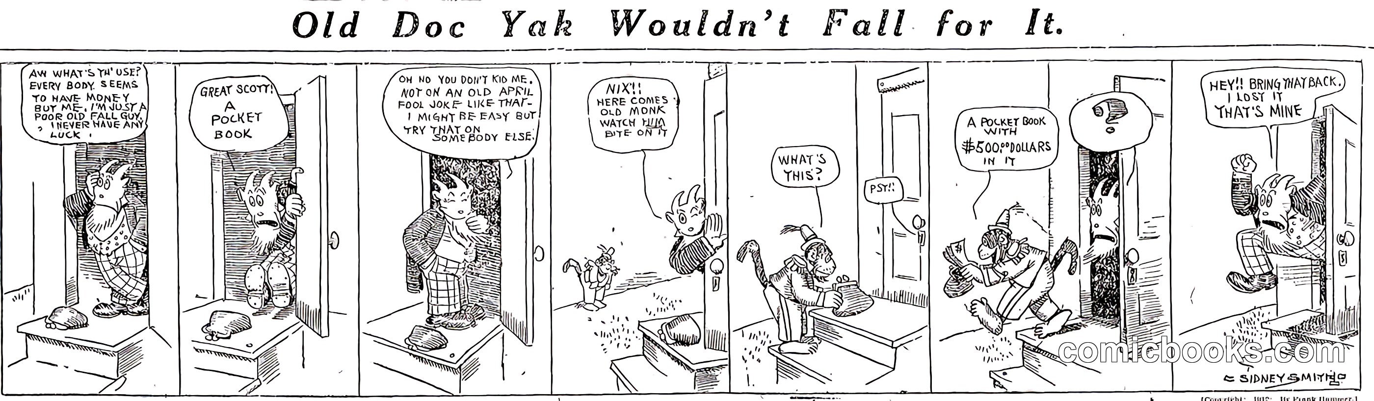 Old Doc Yak Wouldn't Fall for It