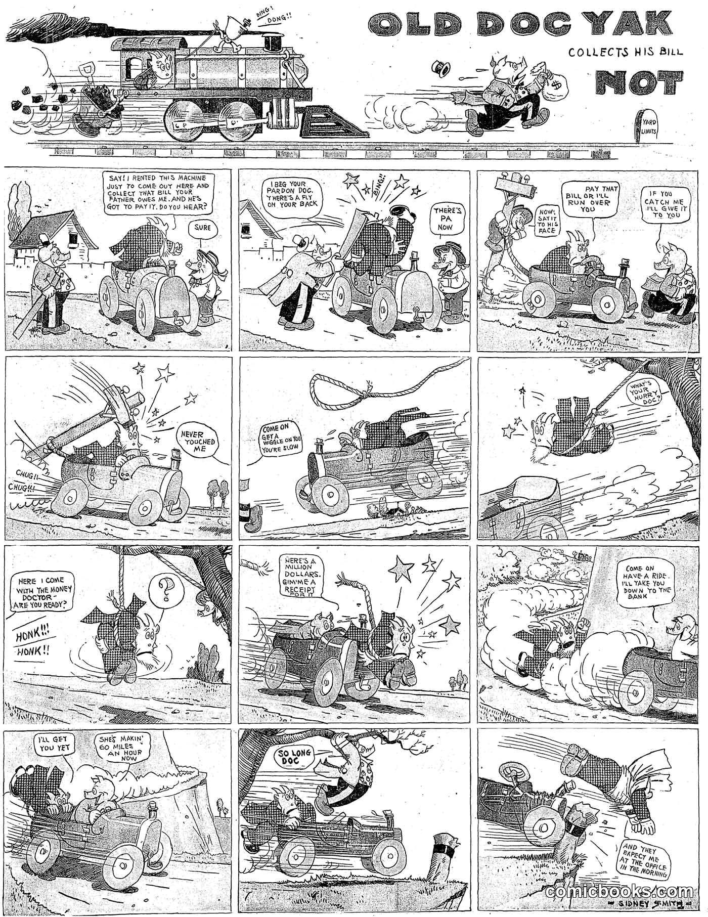 Old Doc Yak Collects His Bill