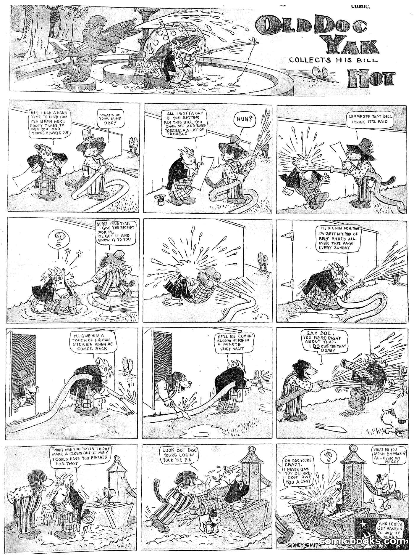 Old Doc Yak Collects His Bill