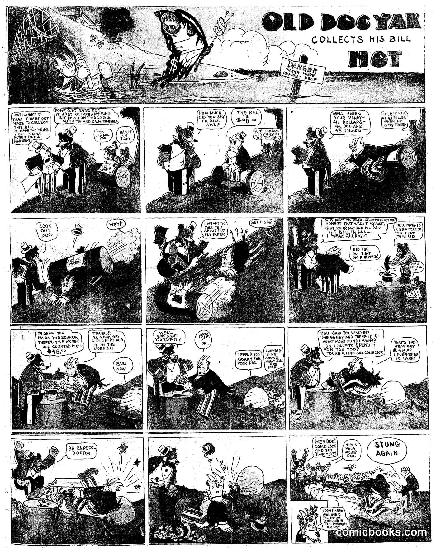Old Doc Yak Collects His Bill
