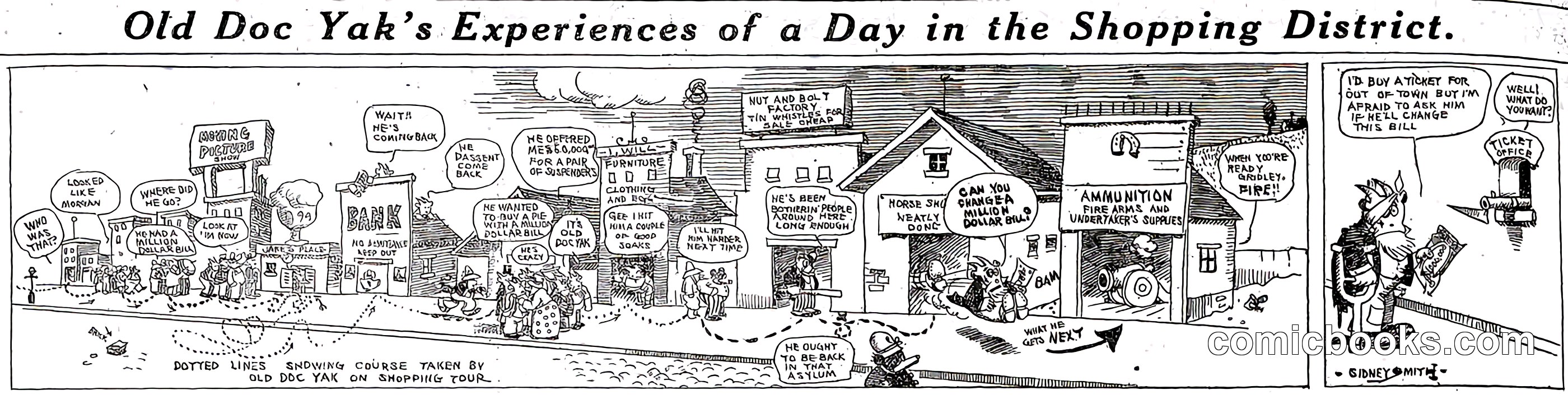 Old Doc Yak's Experiences of a Day in the Shopping District
