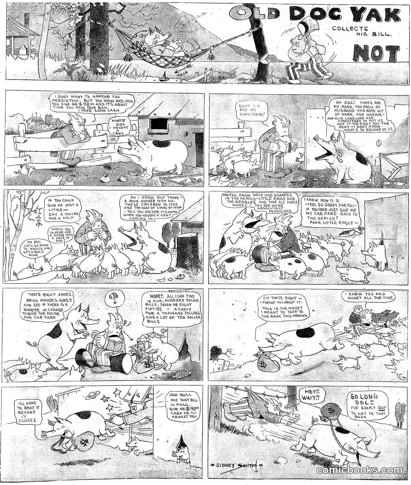 Old Doc Yak Collects His Bill