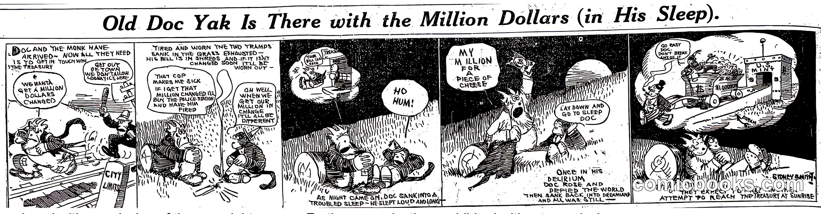 Old Doc Yak Is There with the Million Dollars (in His Sleep)