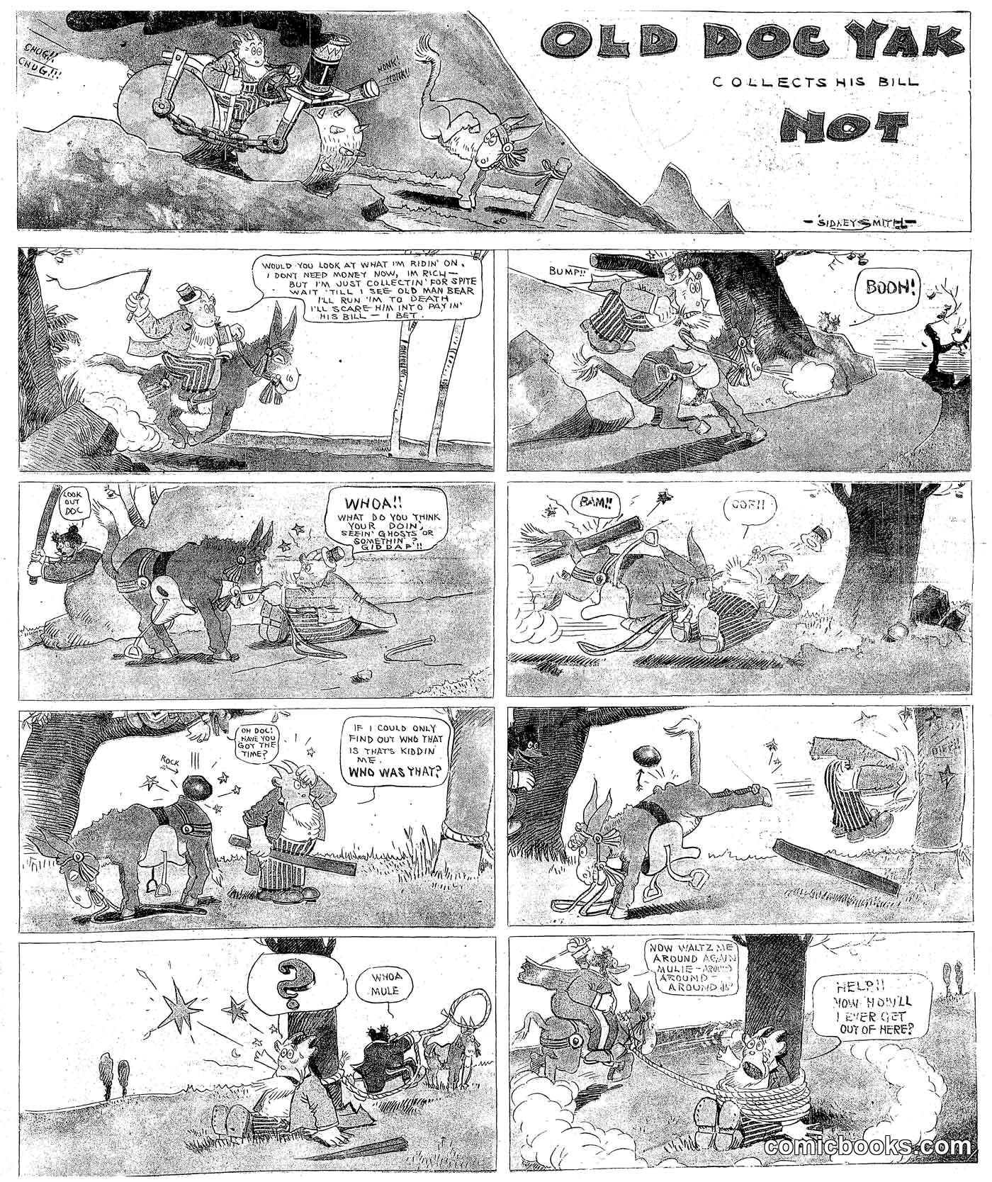 Old Doc Yak Collects His Bill