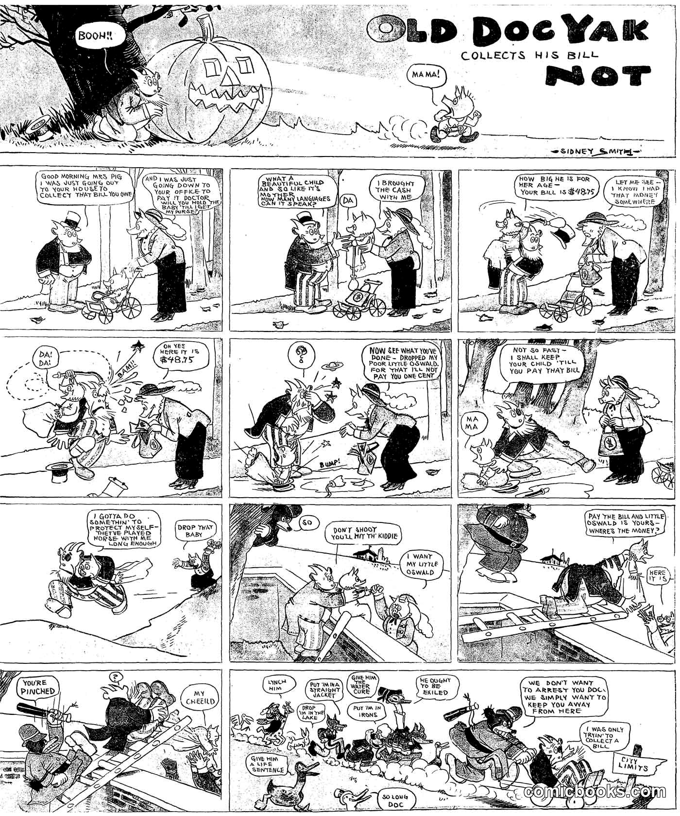 Old Doc Yak Collects His Bill
