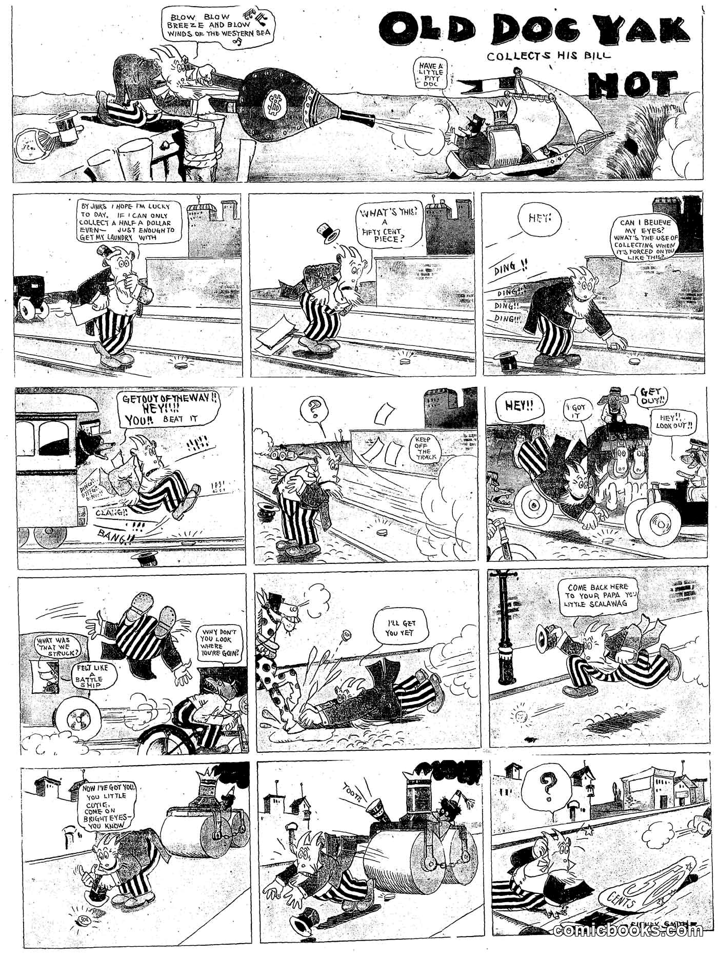 Old Doc Yak Collects His Bill