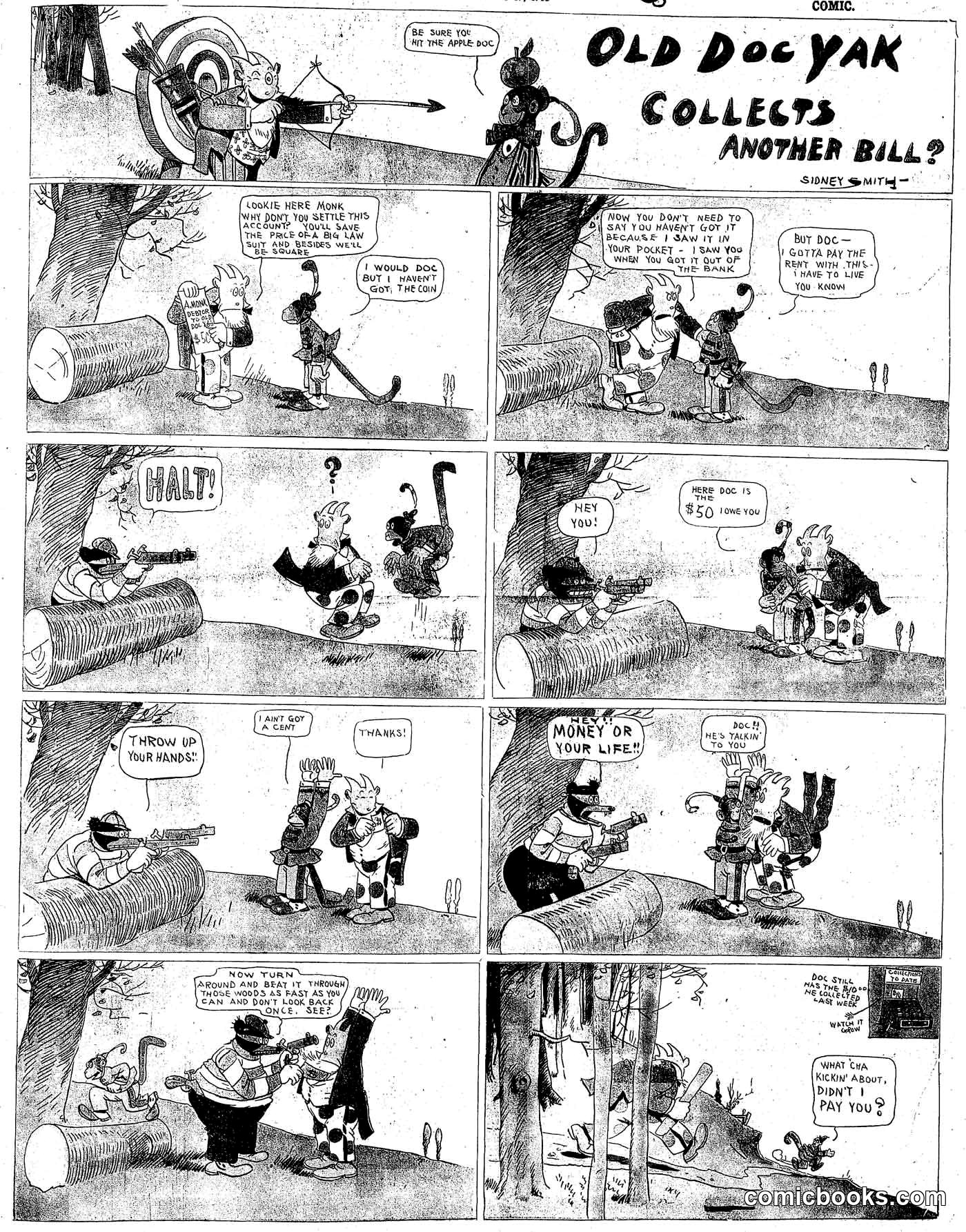 Old Doc Yak Collects Another Bill?
