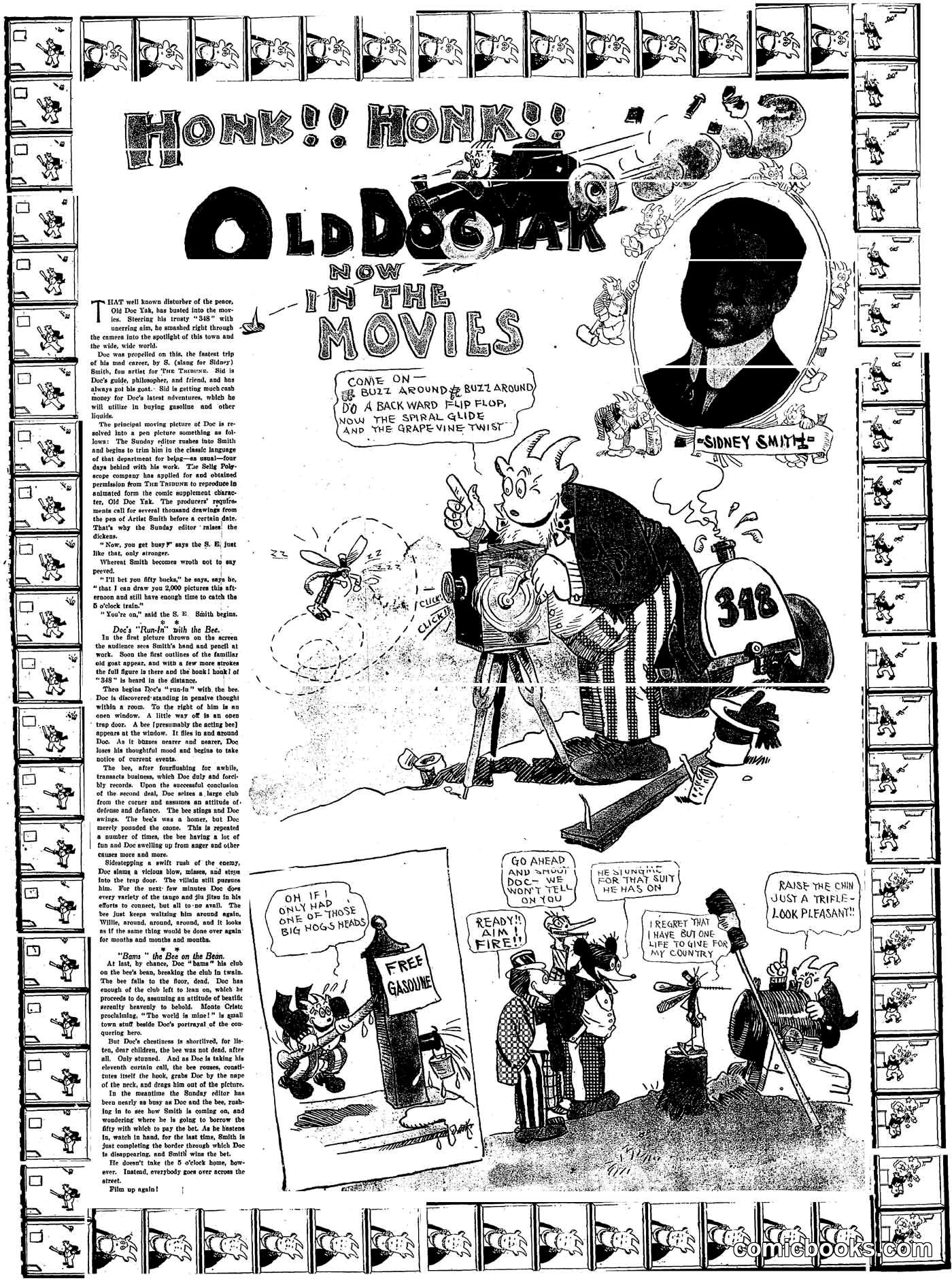 Old Doc Yak in the Movies