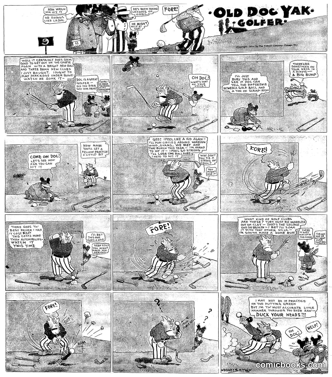 Old Doc Yak the Golfer