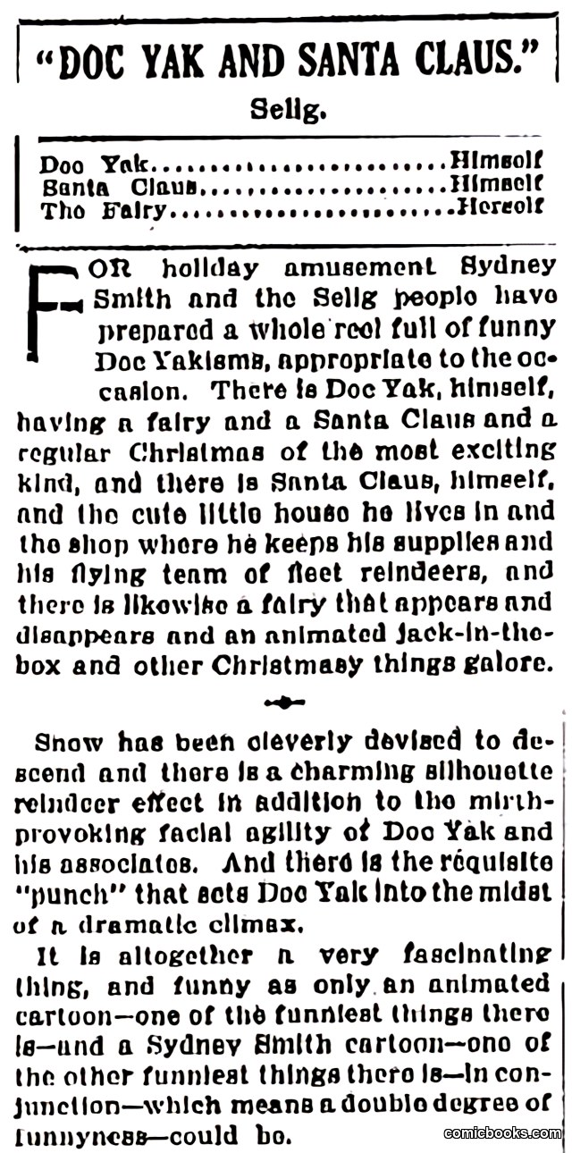 Doc Yak and Santa Claus