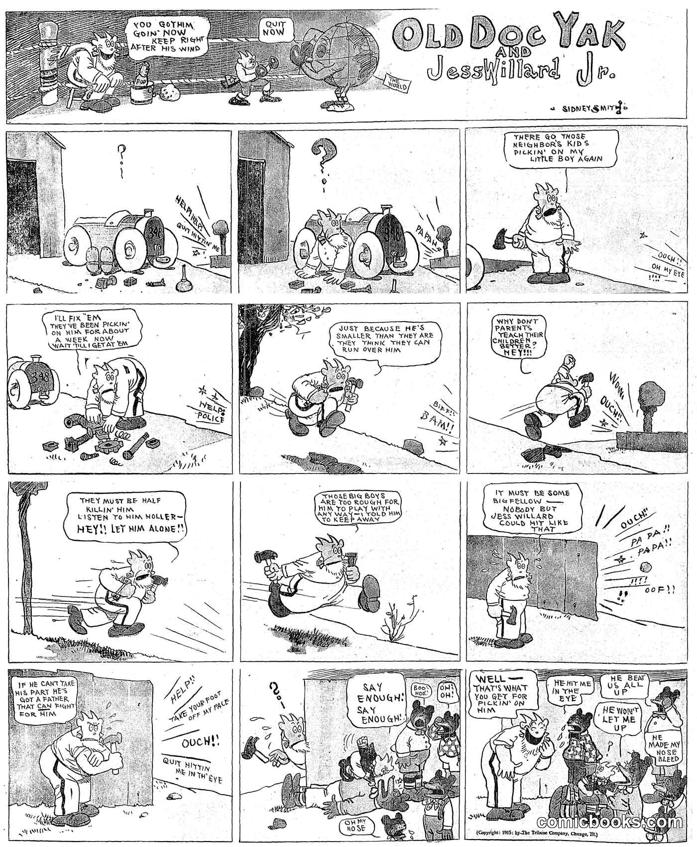 Old Doc Yak and Jess Willard Jr.