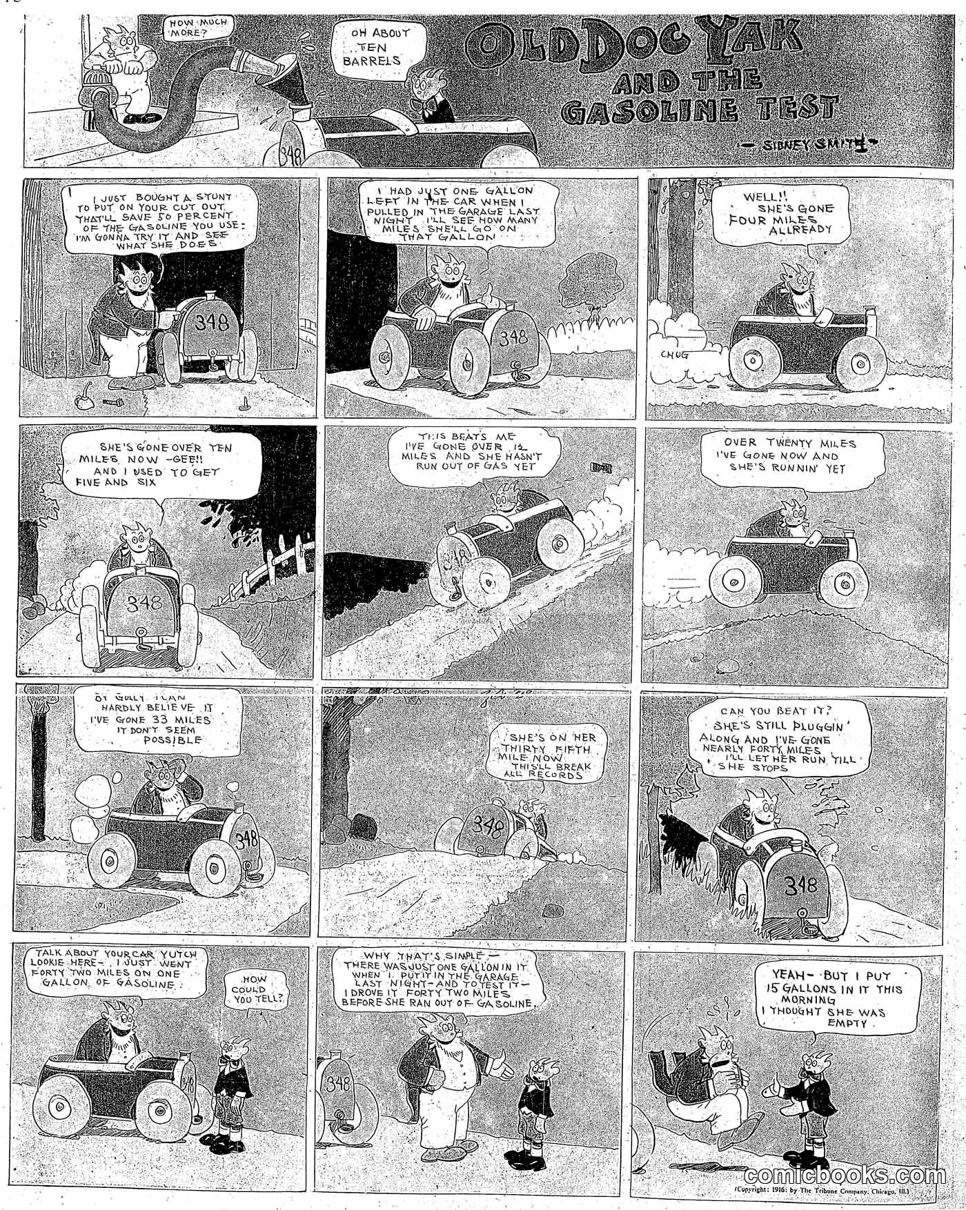 Old Doc Yak and the Gasoline Test
