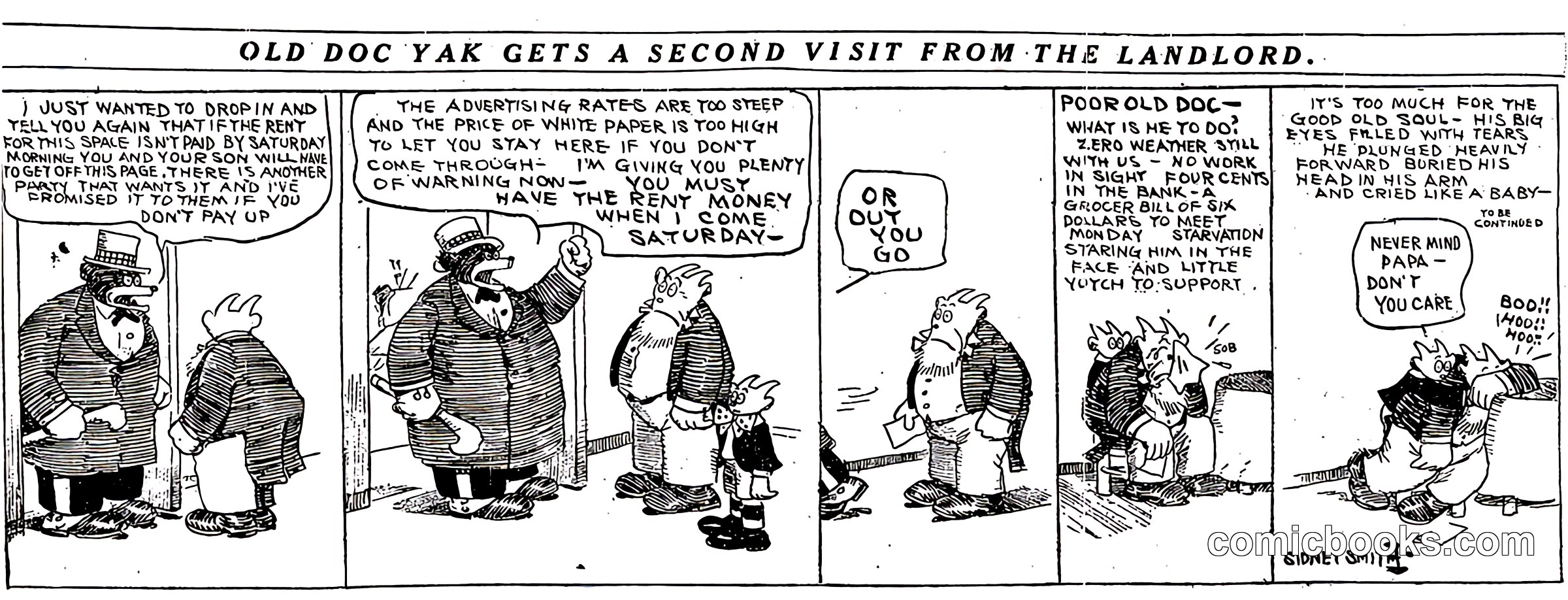 Old Doc Yak Gets a Second Visit from the Landlord