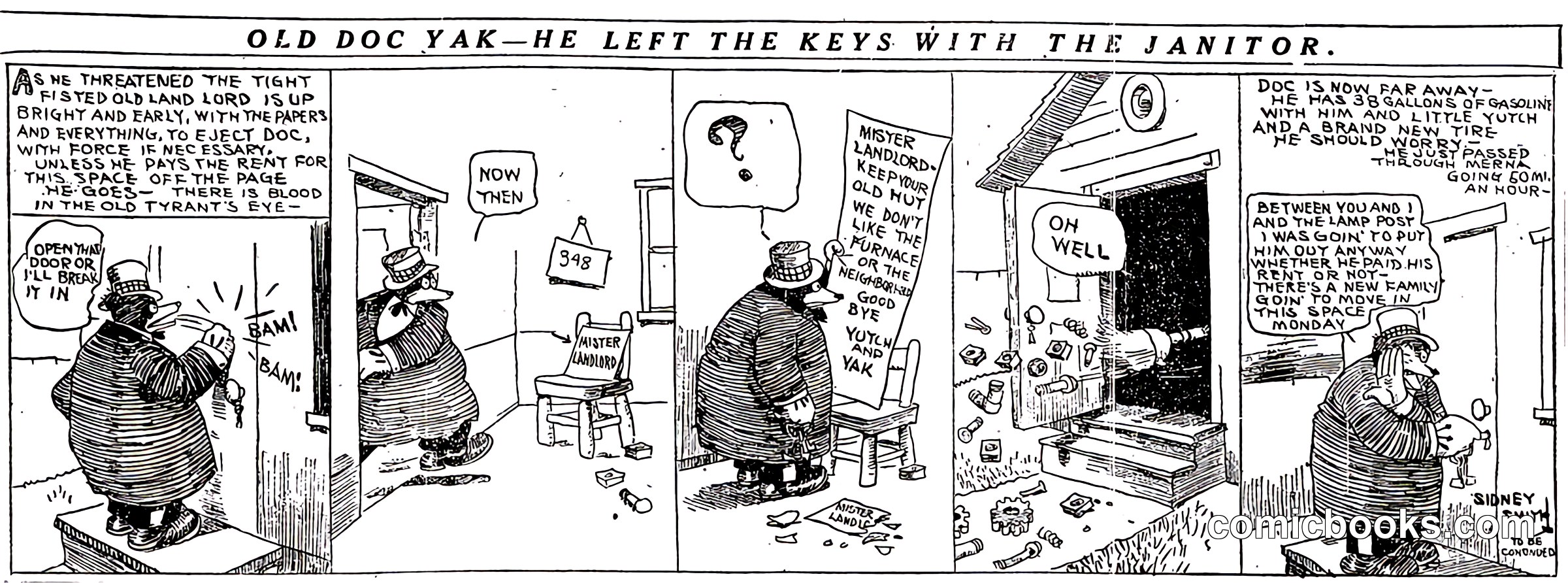 Old Doc Yak—He Left the Keys with the Janitor