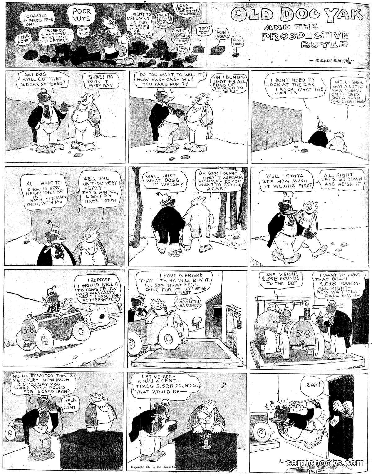 Old Doc Yak and the Prospective Buyer