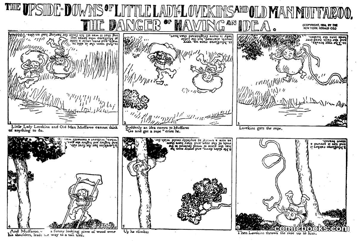 The Upside-Downs of Little Lady Lovekins and Old Man Muffaroo: The Danger of Having an Idea