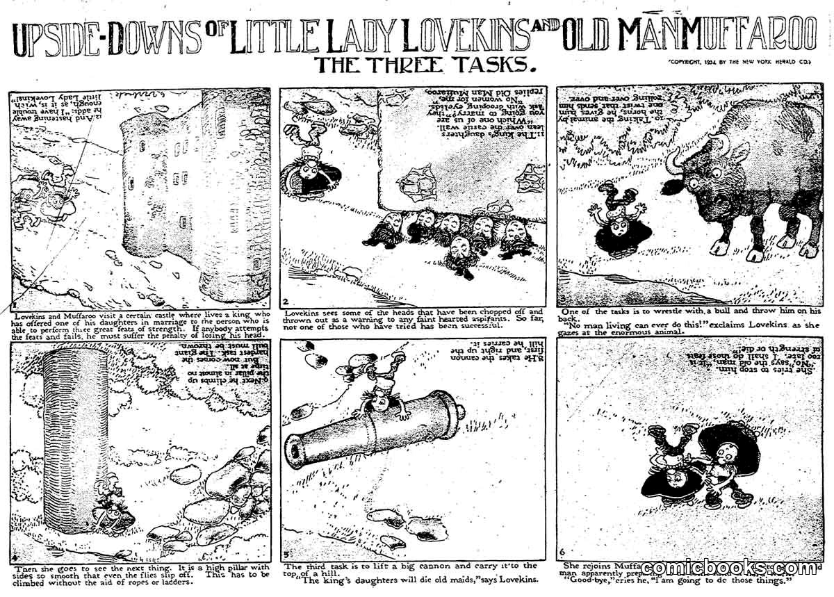 Upside-Downs of Little Lady Lovekins and Old Man Muffaroo: The Three Tasks