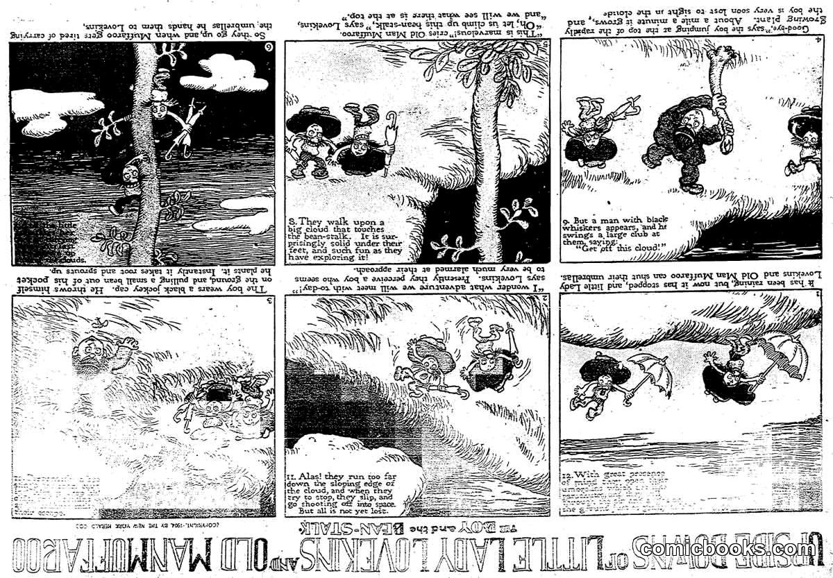 Comic Strip Panel Sequence